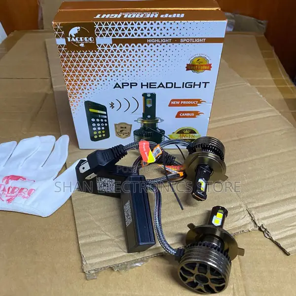 Car Led Driving Headlight Bulb Ap-416 H4 With a Mobile App