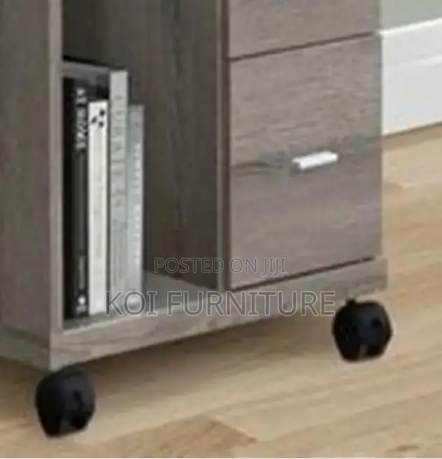 Office Cabinet; Three Doors Wooden Pedestal Office Cabinet