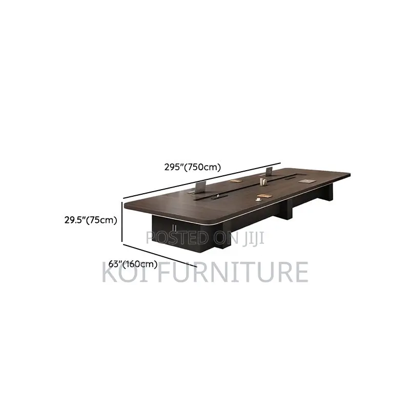 Boardroom Table; 3 Meters Conference Table With Integrated Management