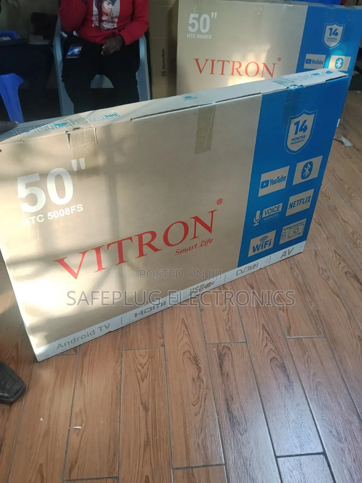 Vitron 50” Smart Android Tv – Uhd Frameless Display