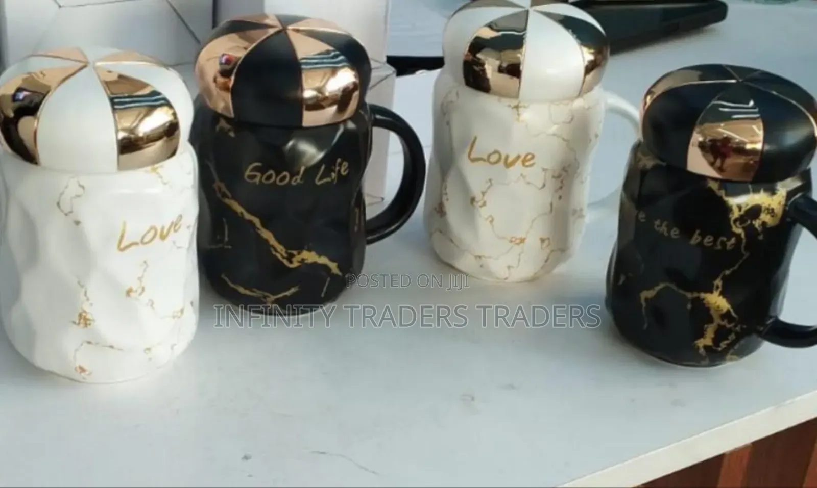 Gift Ceramic Mug With Lid