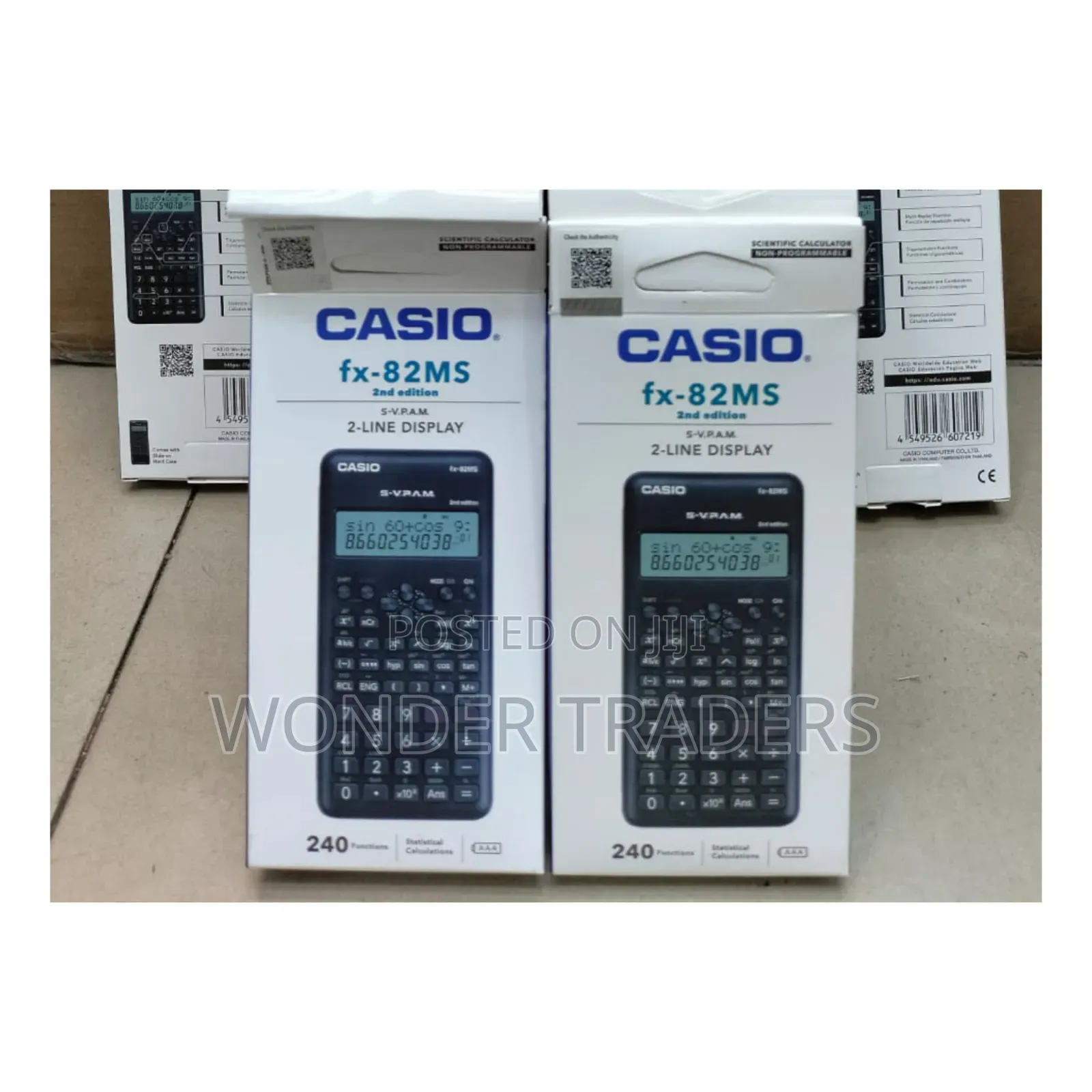 Fx-82ms-2nd Edition Scientific Calculator - Battery Operated,