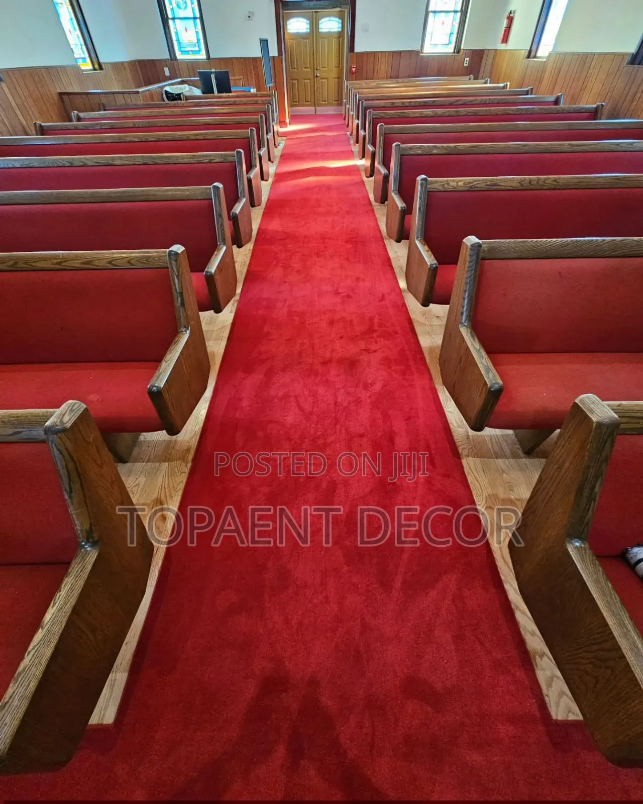 Court Walkway Vip Red Wall to Wall Carpets