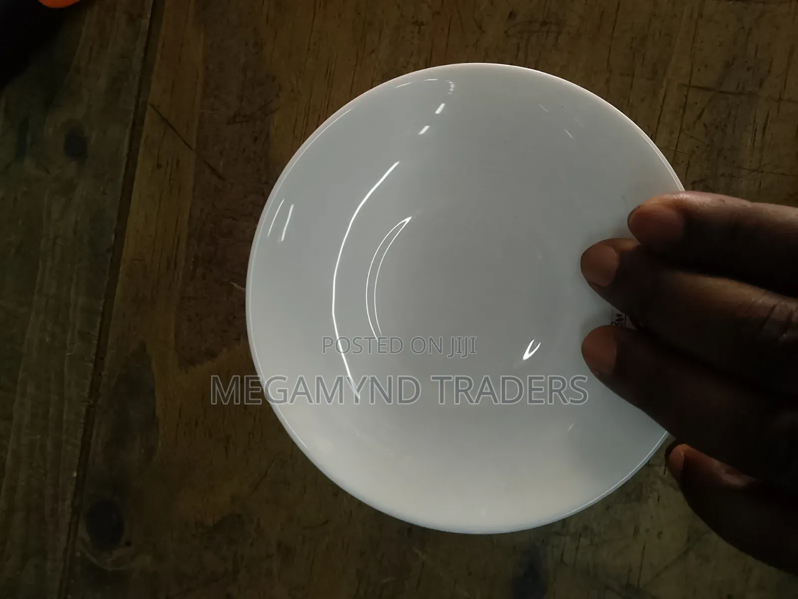 6pc Saucer Plate / Glass Saucer Plate 14cm