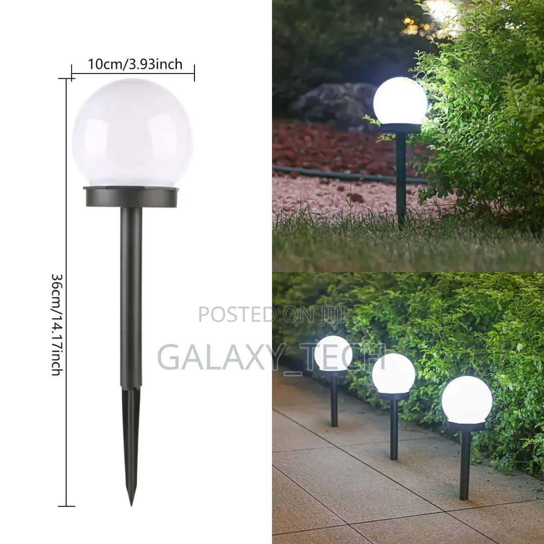 3pcs Waterproof Led Ball Light Lamp(Solar Powered)