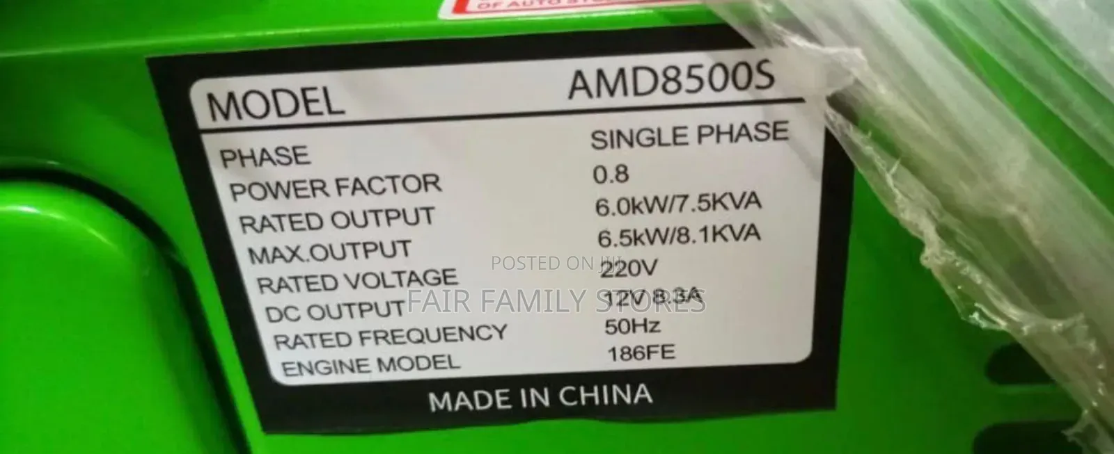 Heavy Duty 8.0kva Silent Diesel Generator
