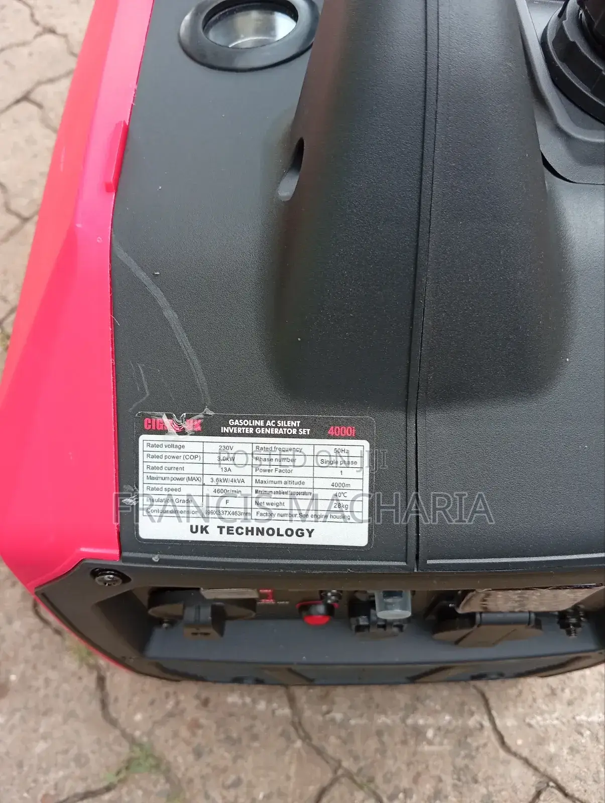 Cigma Silent Inverter Petrol Generator