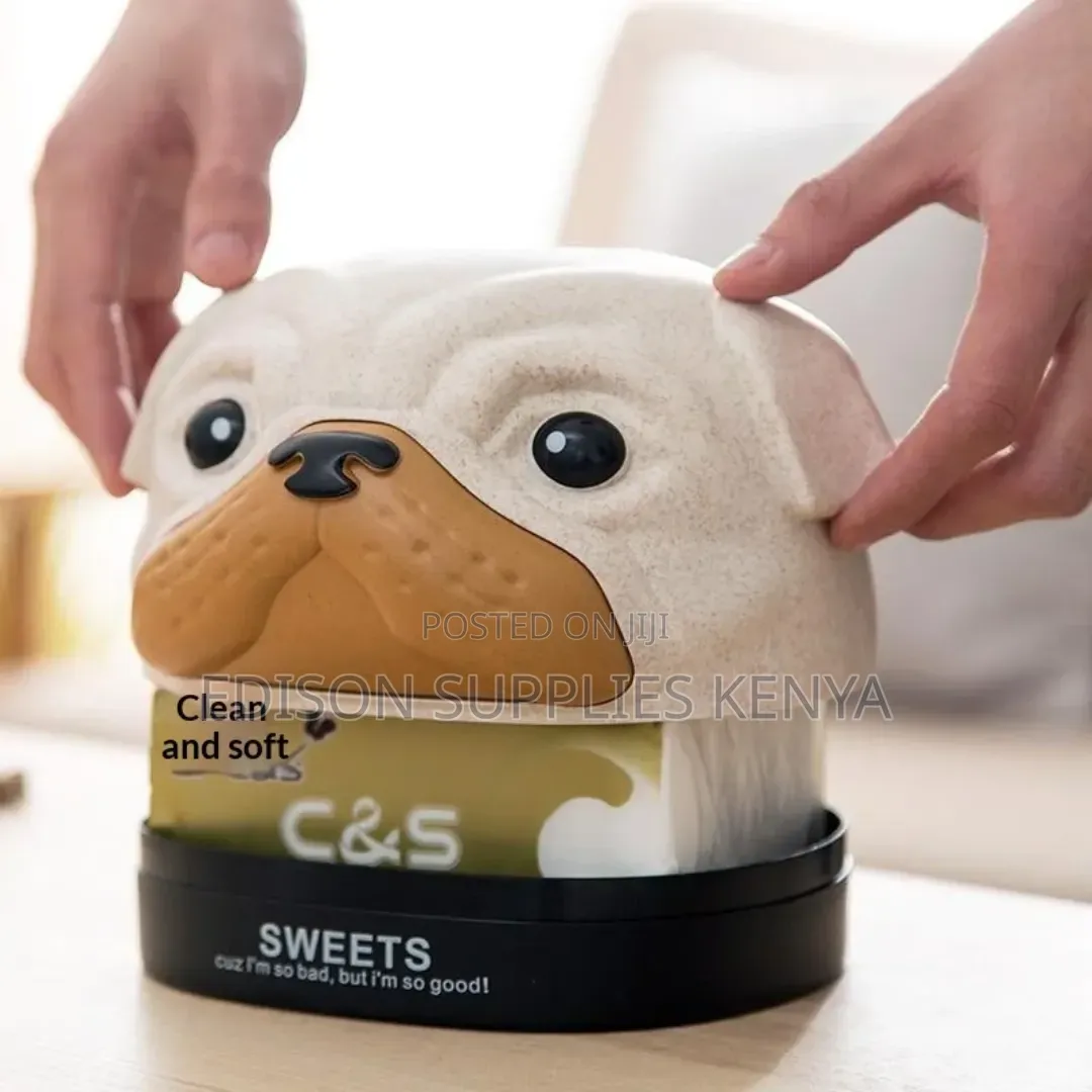 Tissue Dispenser Toilet Paper Holder Dog Cartoon Serviette Dispenser