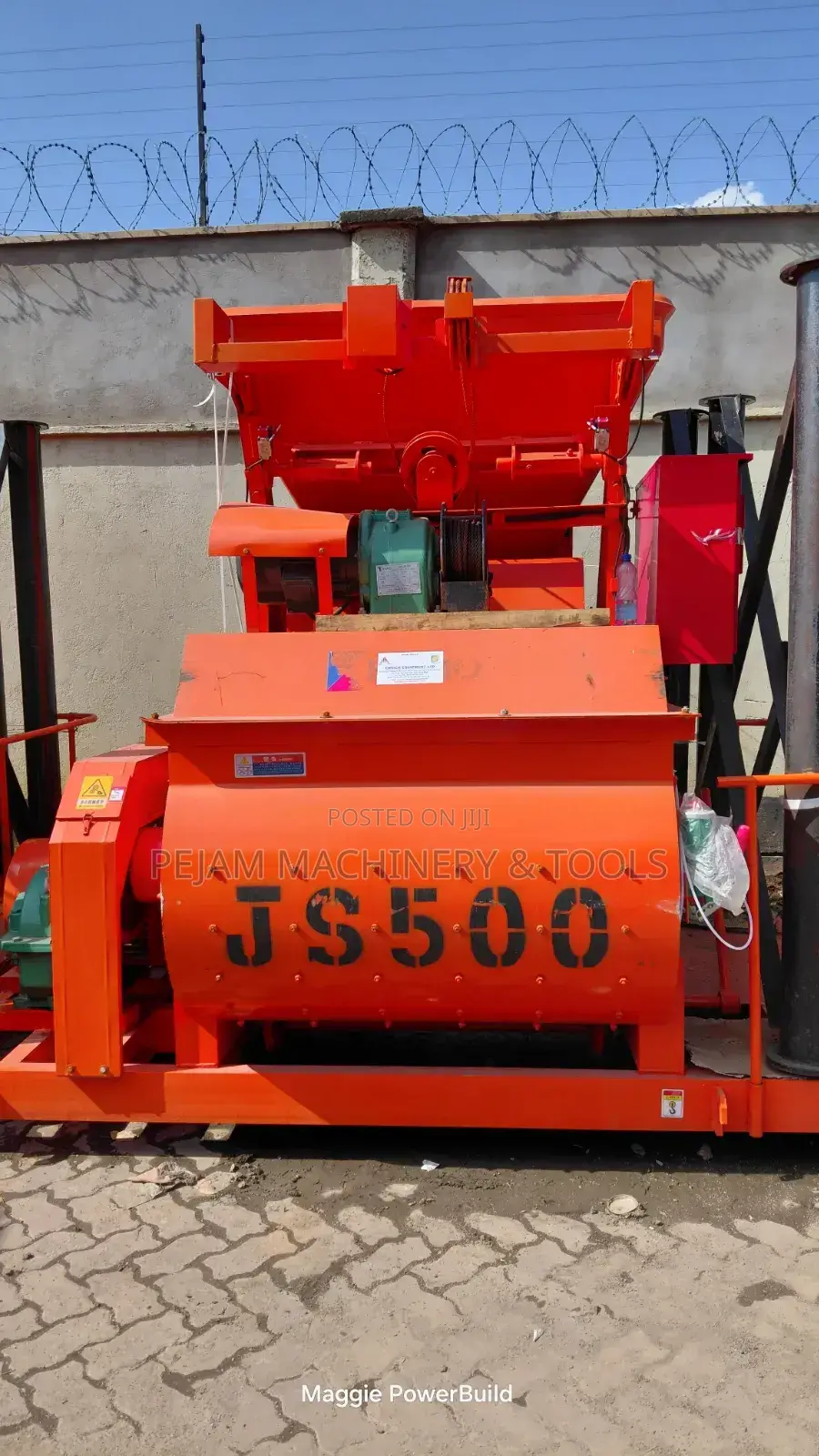 Js500 Twin-Shaft Forced Concrete Mixer/Mini Batching Plant for Conrete