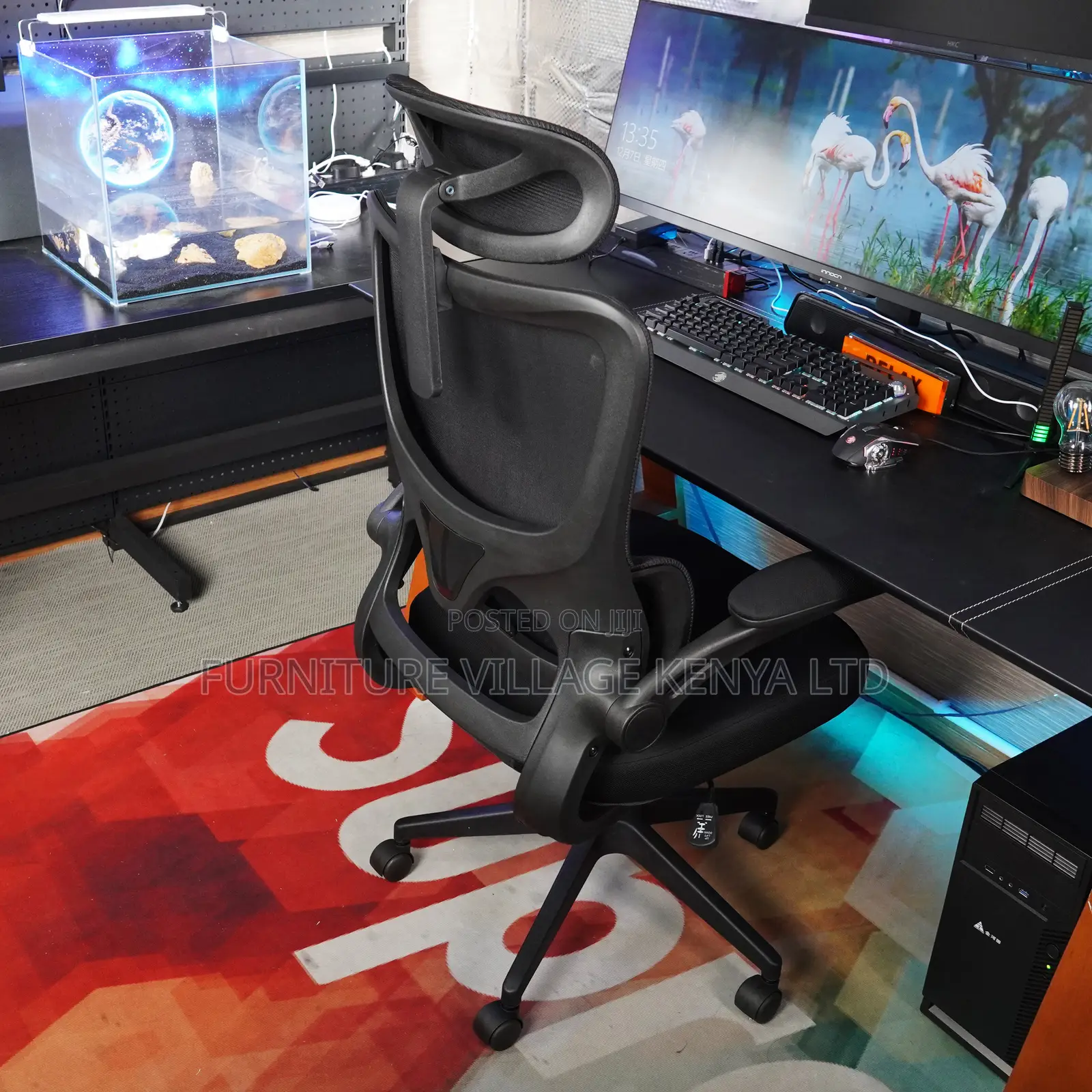 Ergonomic Adjustable Height Mesh Computer Chair