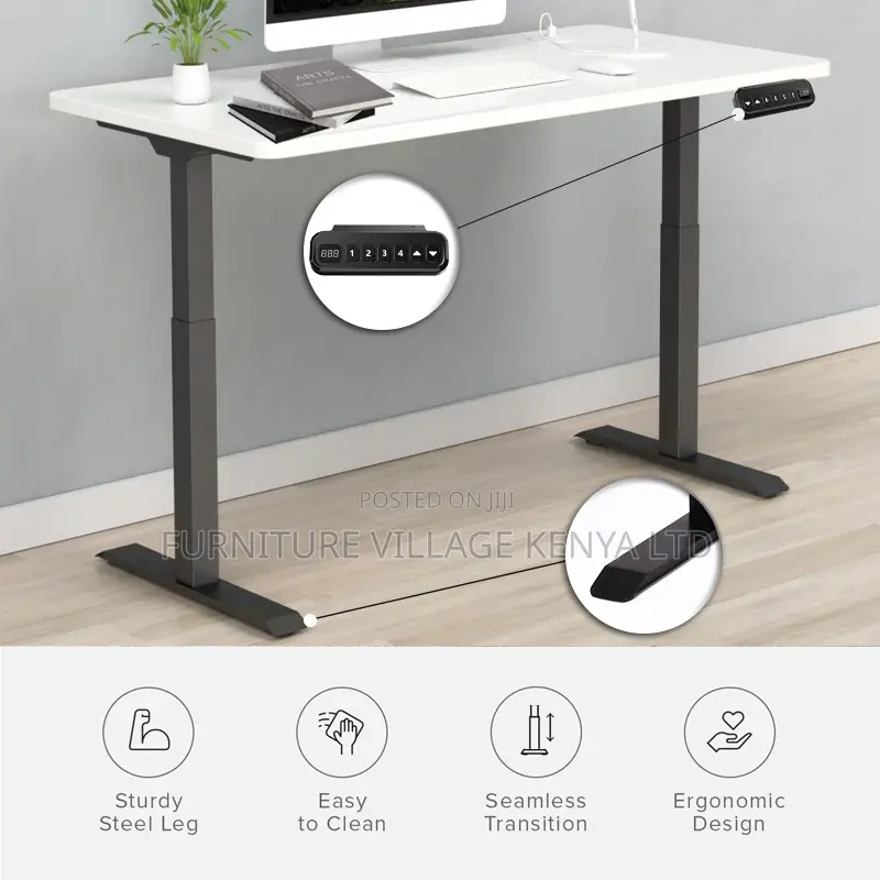 Executive Laptop Height Adjustable Standing Desk Frame