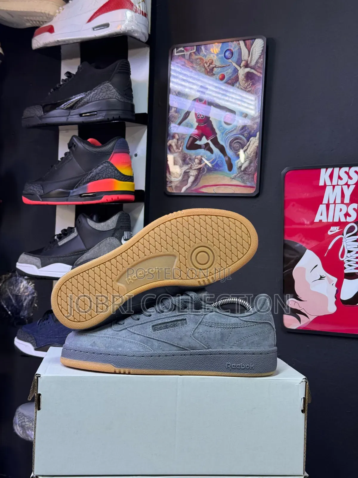 Gray Reebok Club C 85 Sneakers