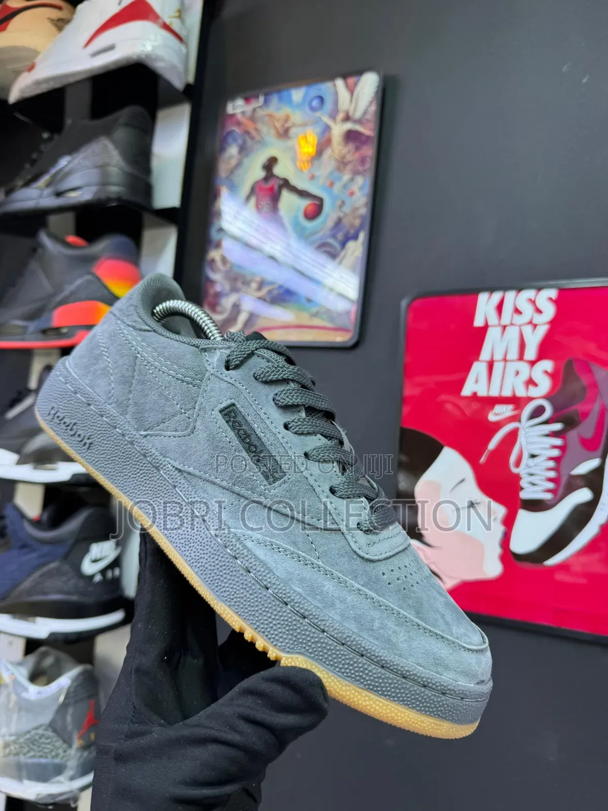 Gray Reebok Club C 85 Sneakers