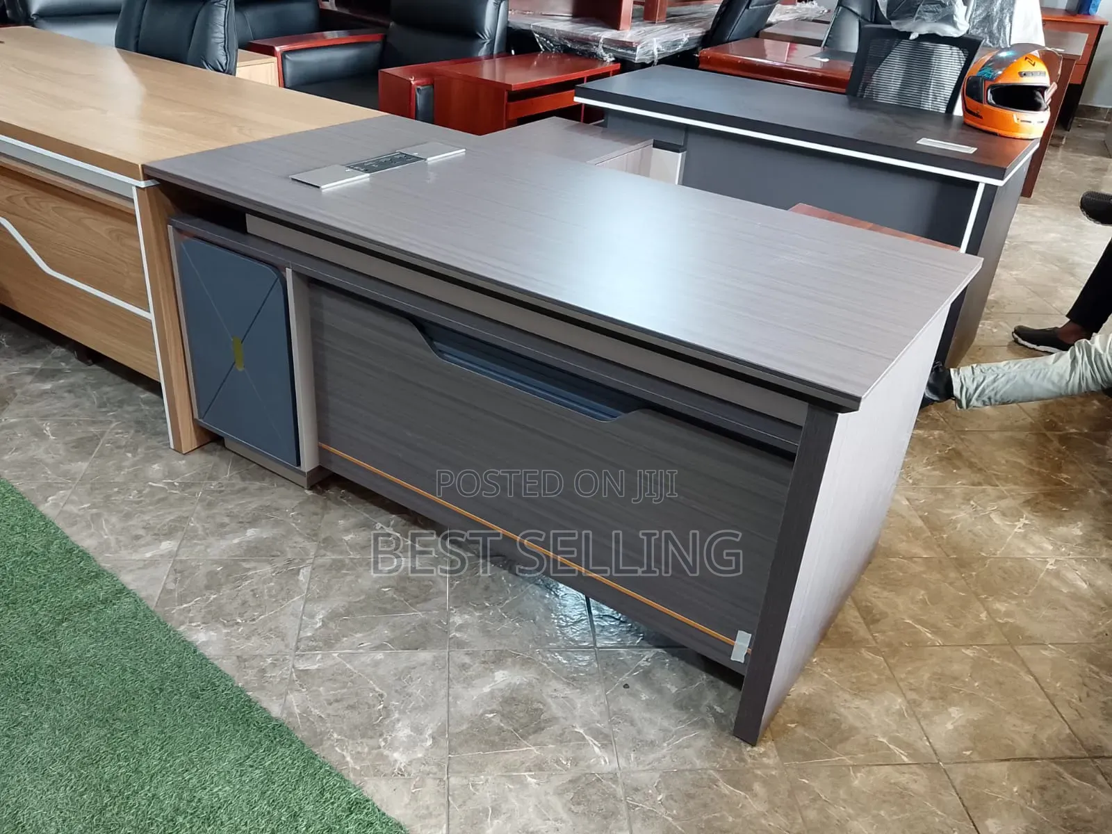 1.6m Brown Executive Office Desk