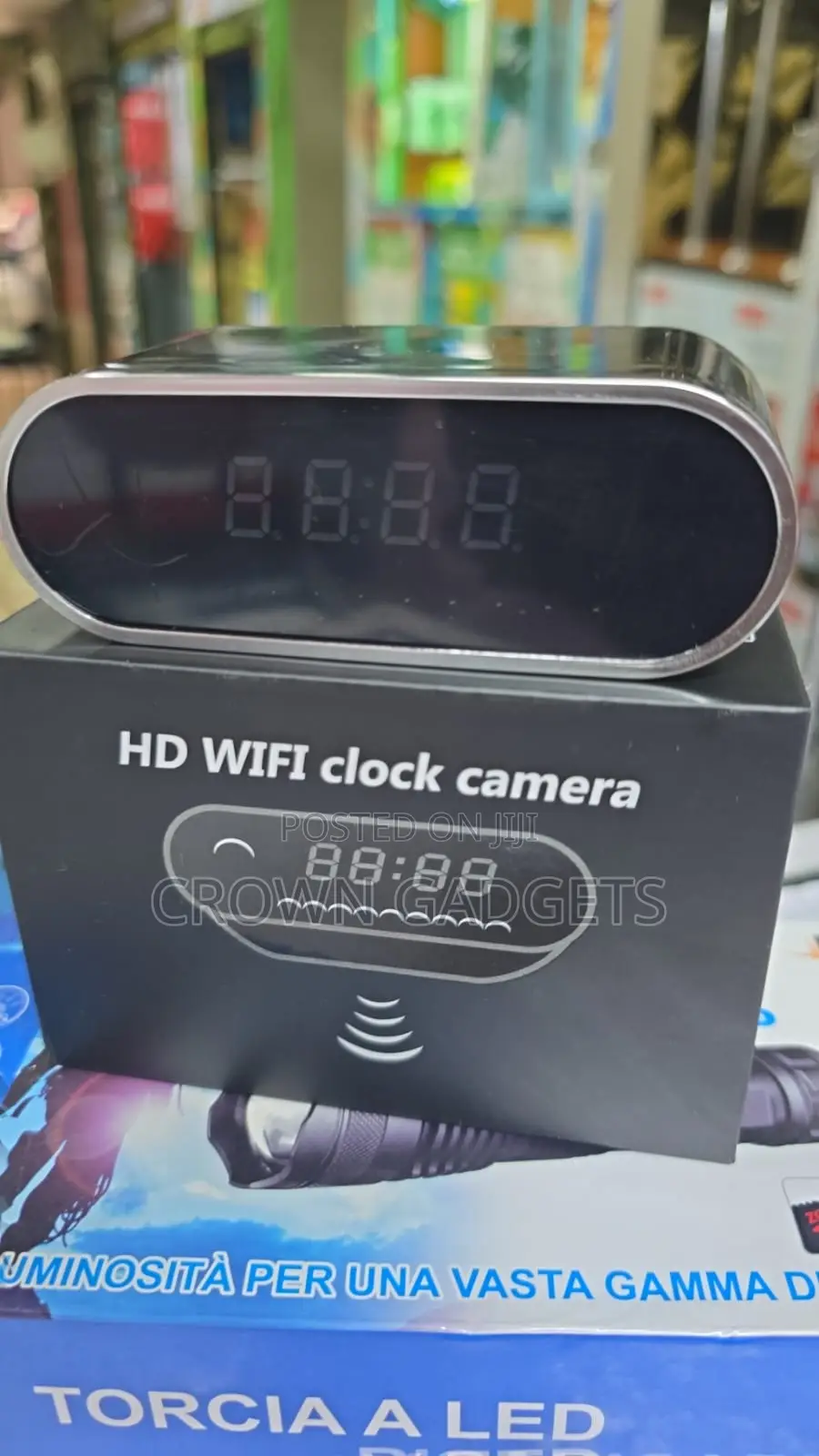 Alarm Clock Spy Camera Night Vision Motion Alert Recorder