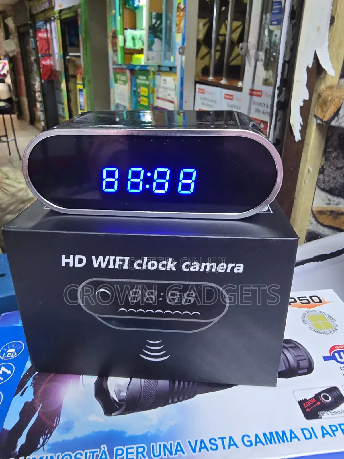 Hd Hidden Alarm Clock Camera Loop Recording Wifi CCTV