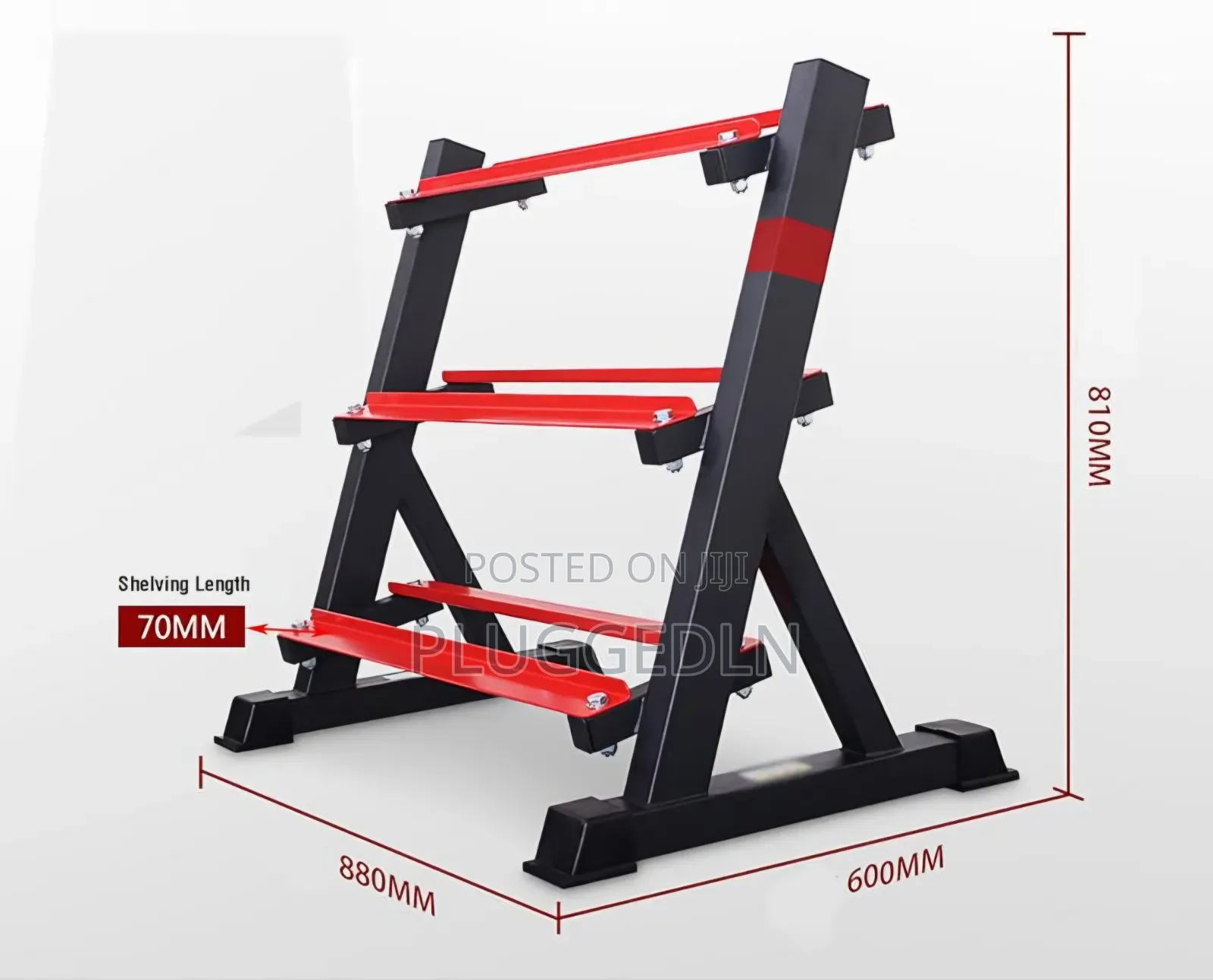 3-Tier Dumbbell Weight Rack