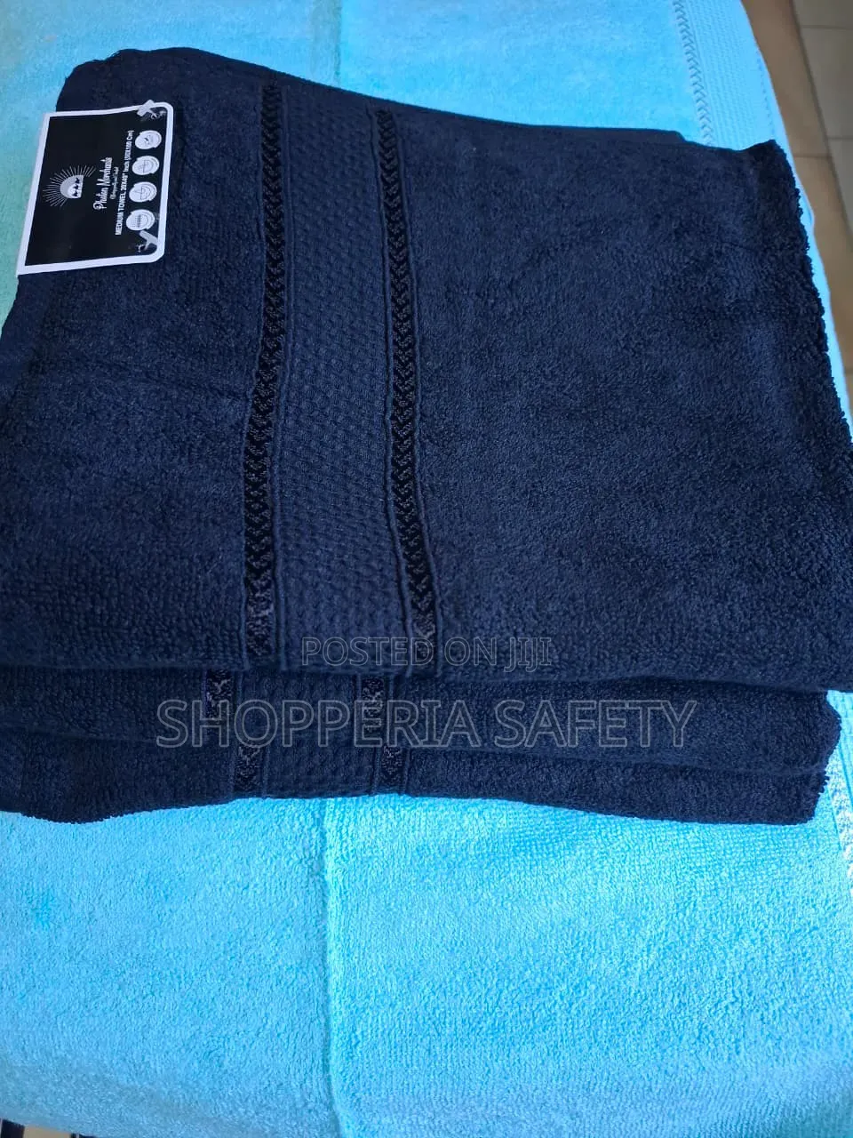Salon Towel Black and White