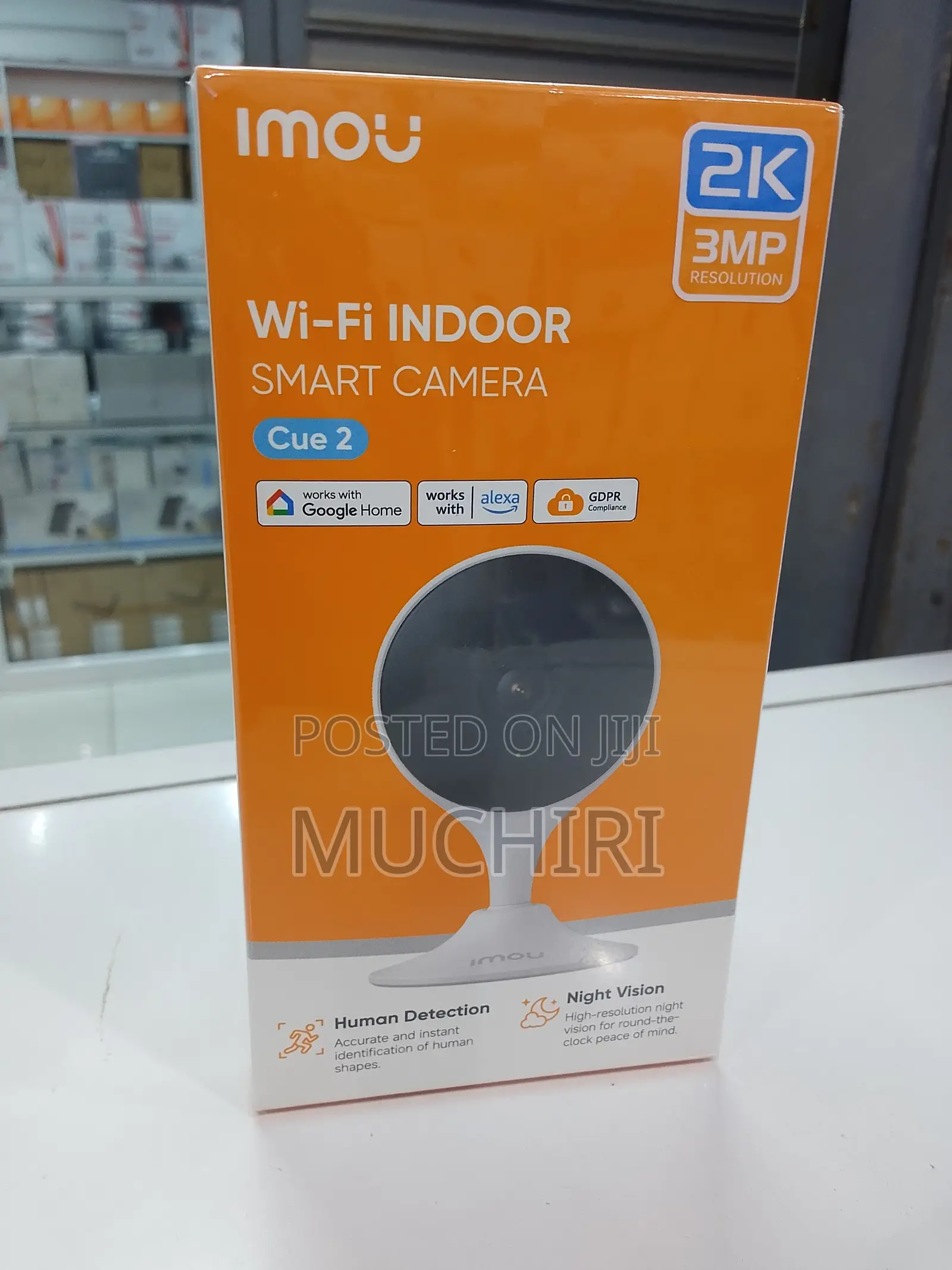 Imou Cue 2 Indoor Camera - 3mp Clear Video Nightvision