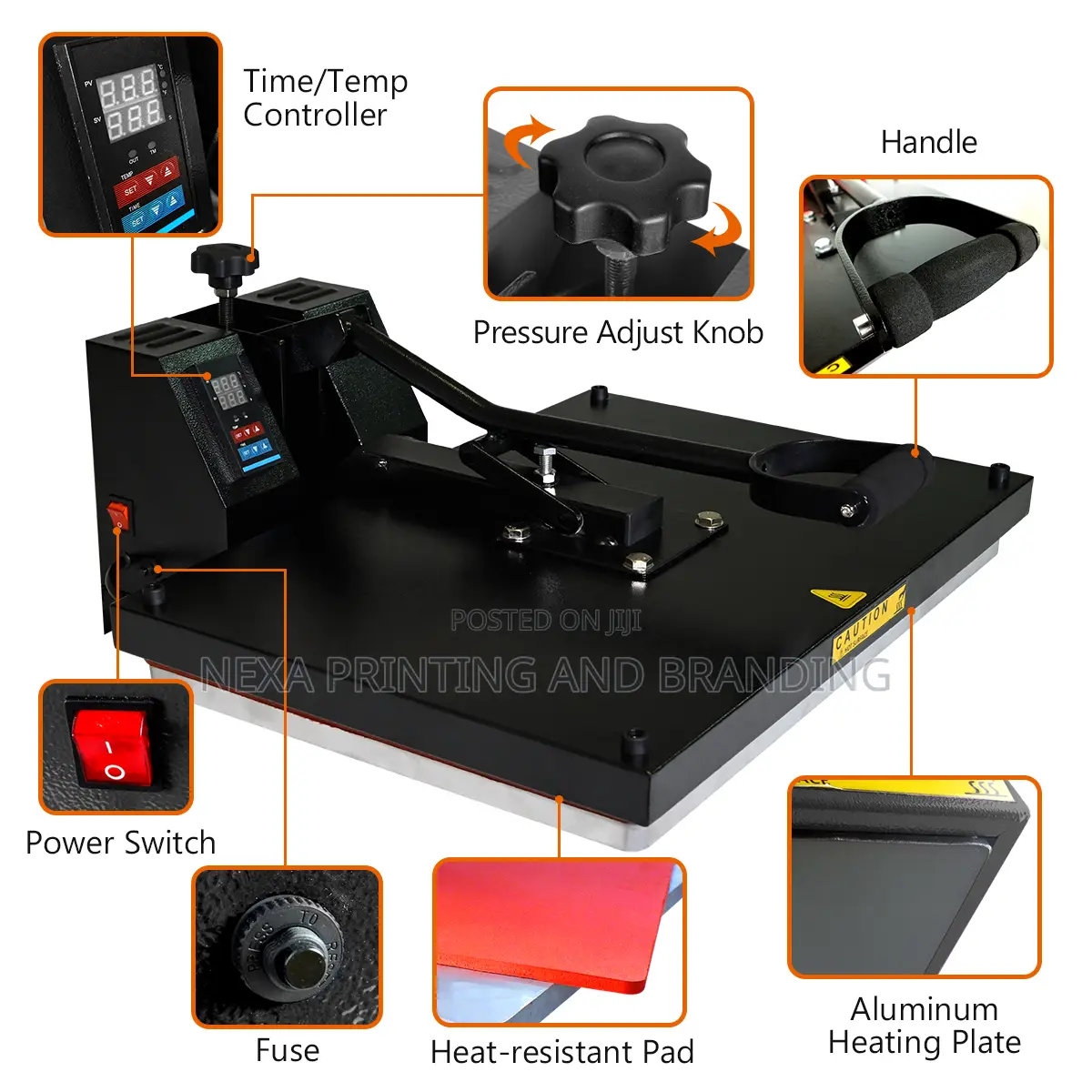 Professional 40 by 60cm Flatbed Heat Press Machine for Sale