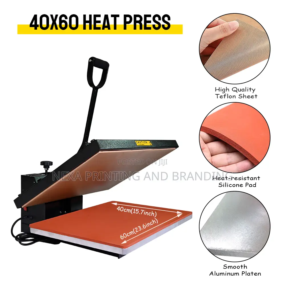 Professional 40 by 60cm Flatbed Heat Press Machine for Sale