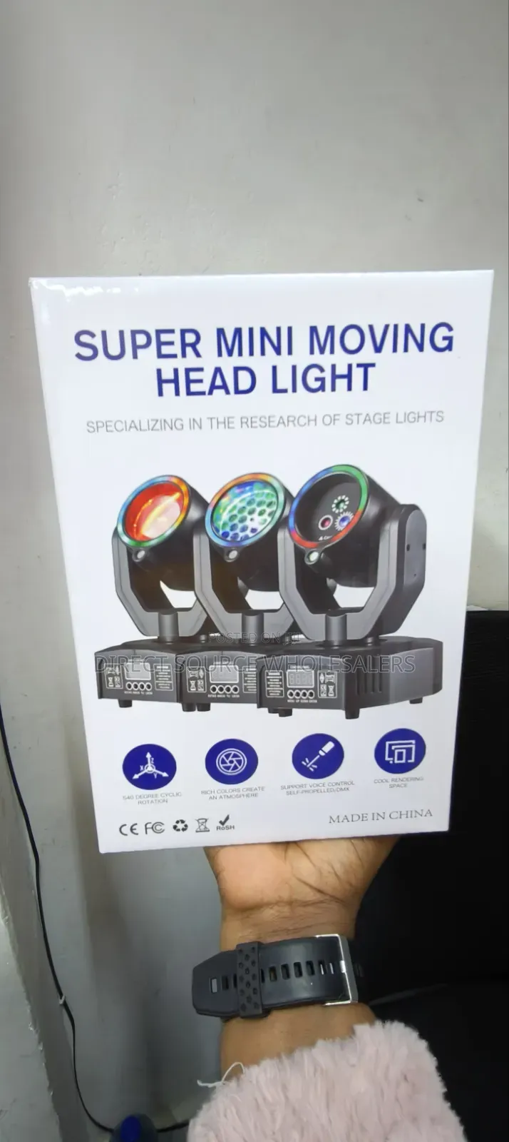 Portable Led Light Moving Head Spotlight for Stage and Concerts Lights