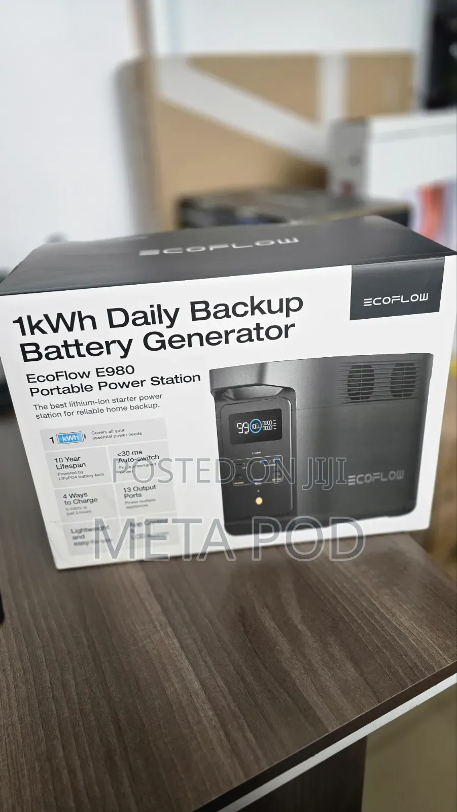 Ecoflow E980 1kwh Backup Battery Generator