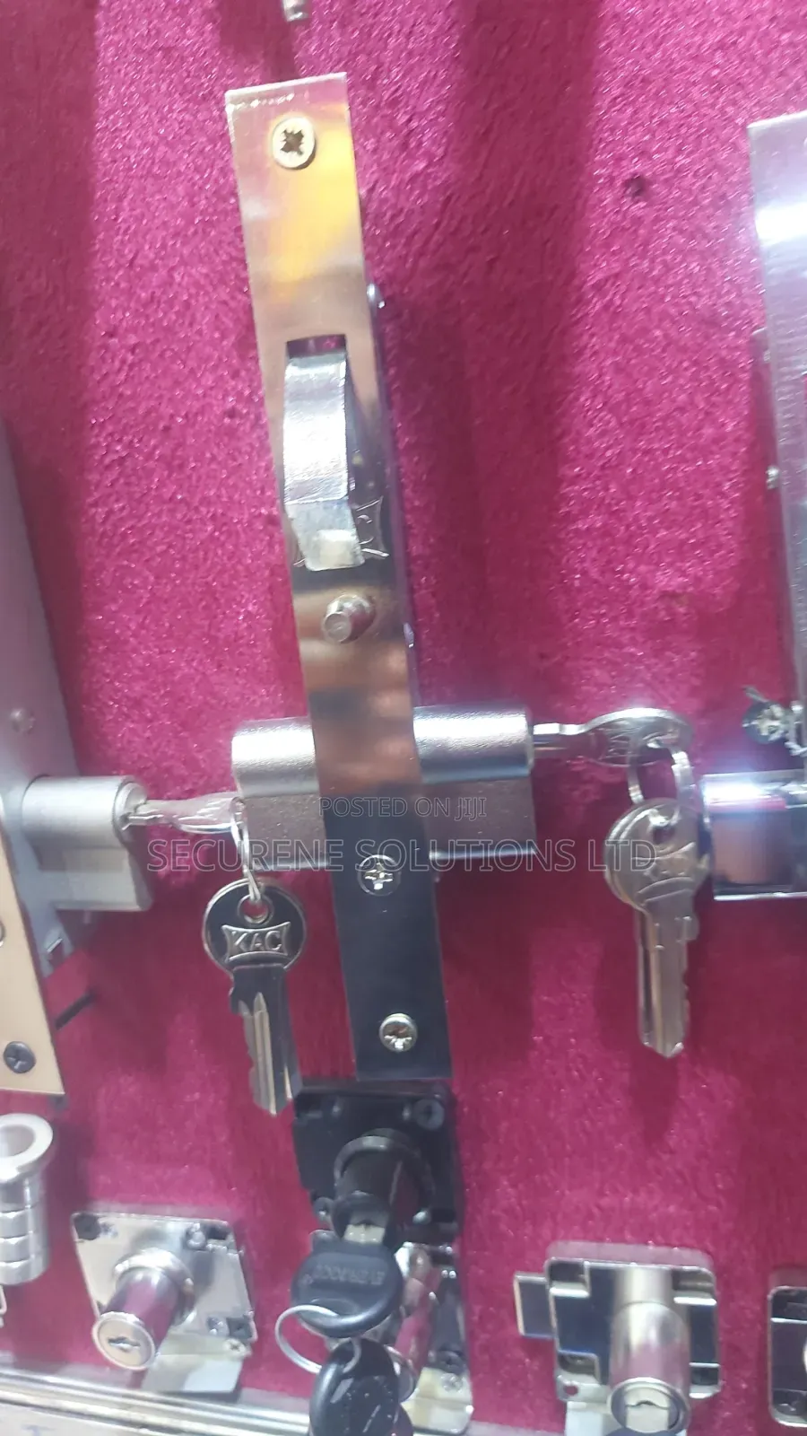 Kac 201-20t Sliding Door Mortise Lock Set With a Hook Bolt.