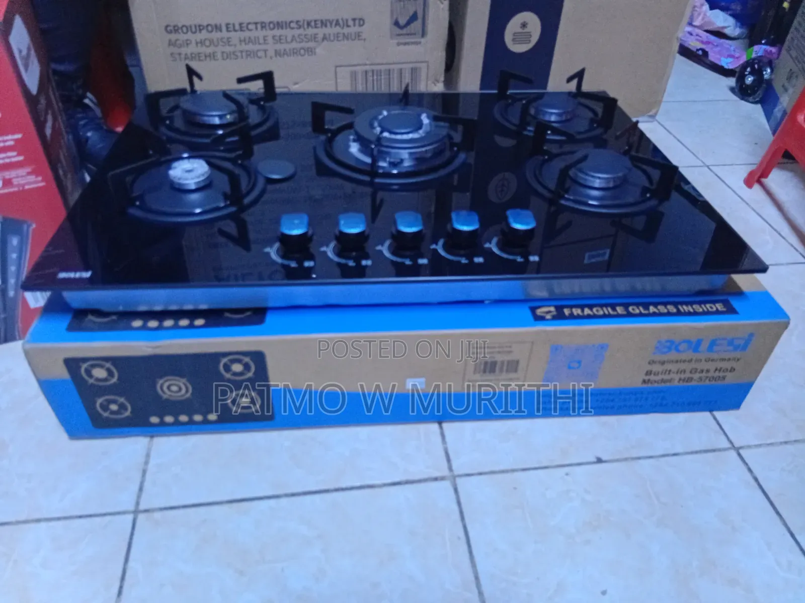Bolesi Inbuilt 5 Burner Full Gas