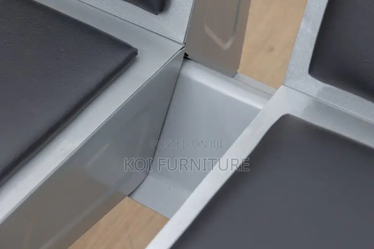 Office Bench : 3-Link Heavy-Duty Padded Office Waiting Bench