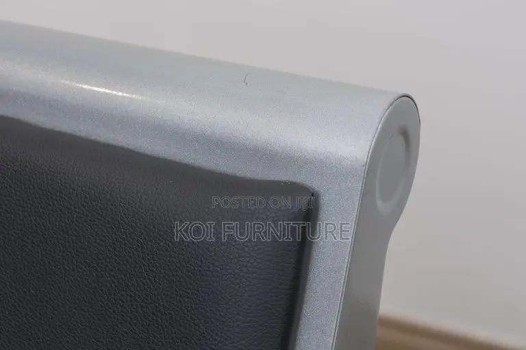 Office Bench : 3-Link Heavy-Duty Padded Office Waiting Bench