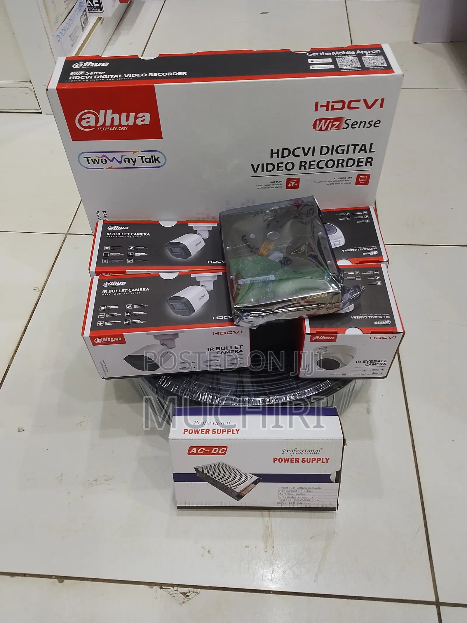 CCTV Set Dahua 4 Channel DVR 4 CCTV Cameras