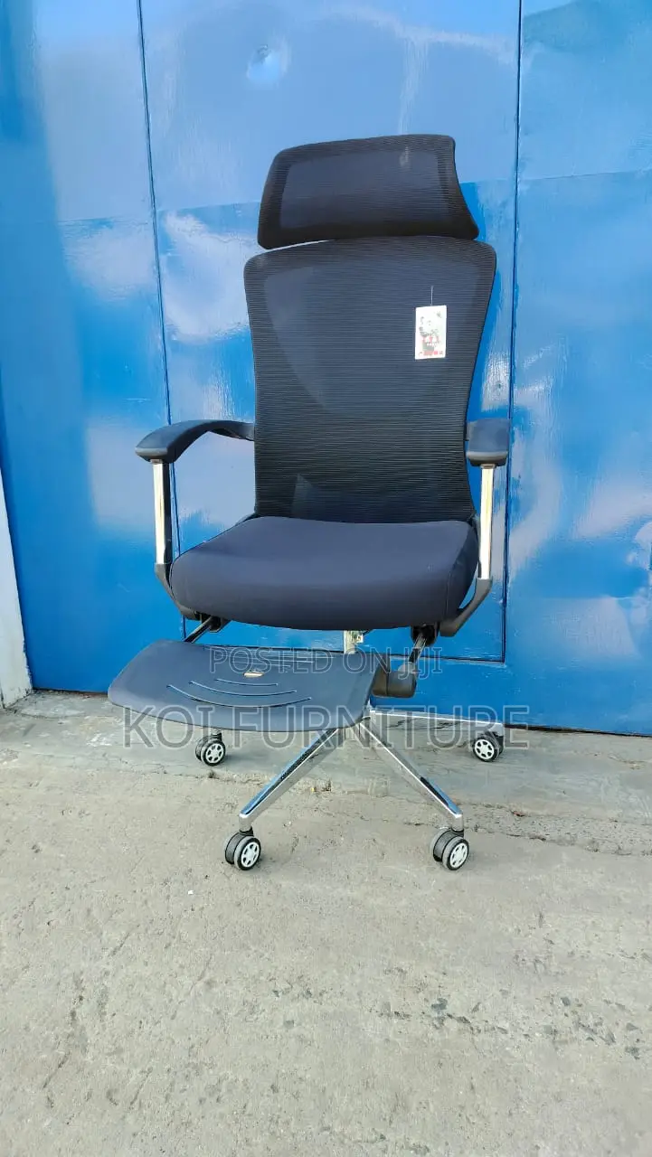 Office Chair : Black Executive Ergonomic Office Chair
