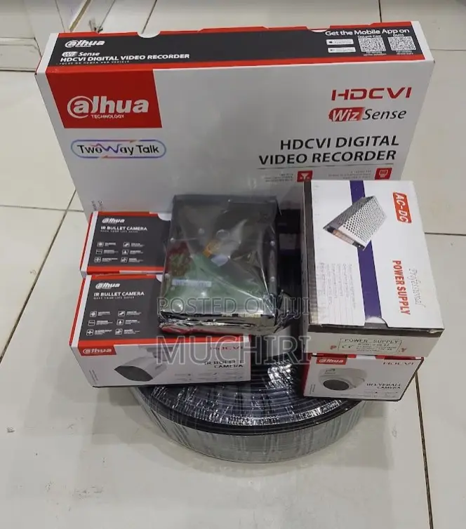 1080p Dahua CCTV Security Cameras ,Dahua 4 Channel Kit