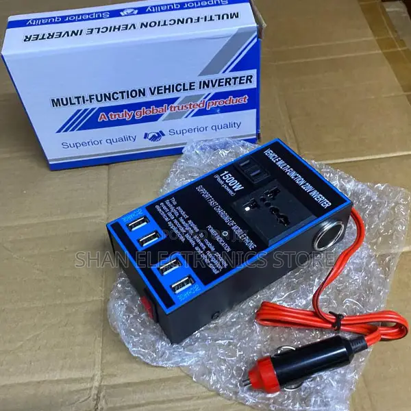Vehicle Converter Fast Charging 1500w Car Power Inverter, 12v 24v