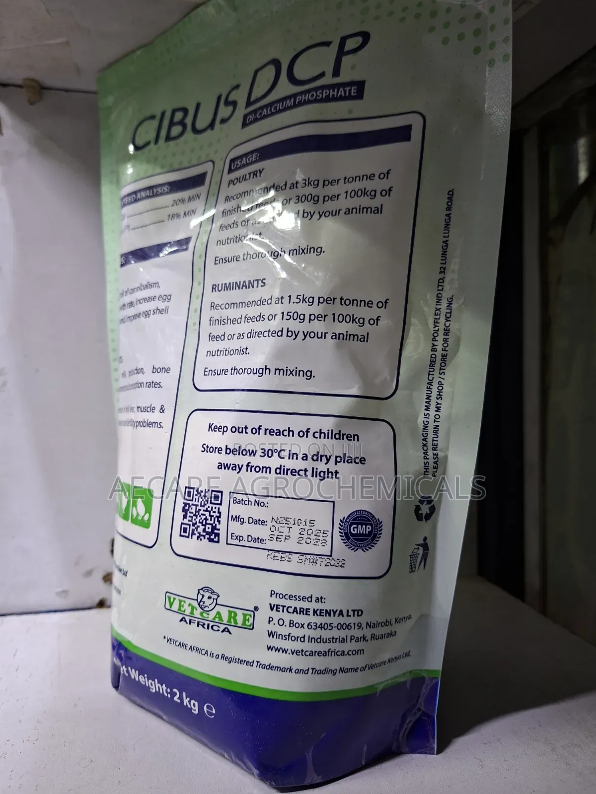 Cibus DCP Di-Calcium Phosphate 2kg