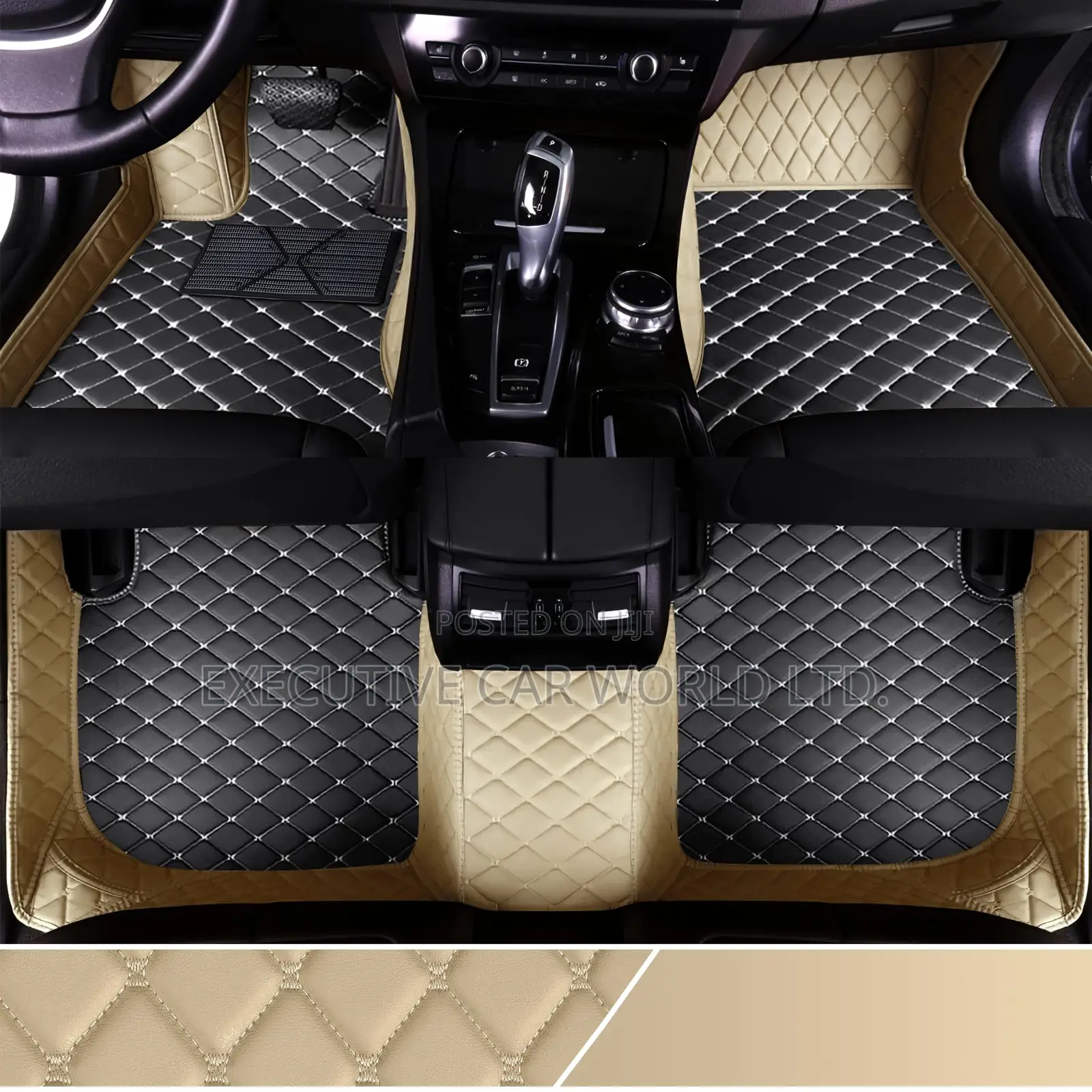 Lexus Lx570 Luxury Diamond-Stitch Floor Mats