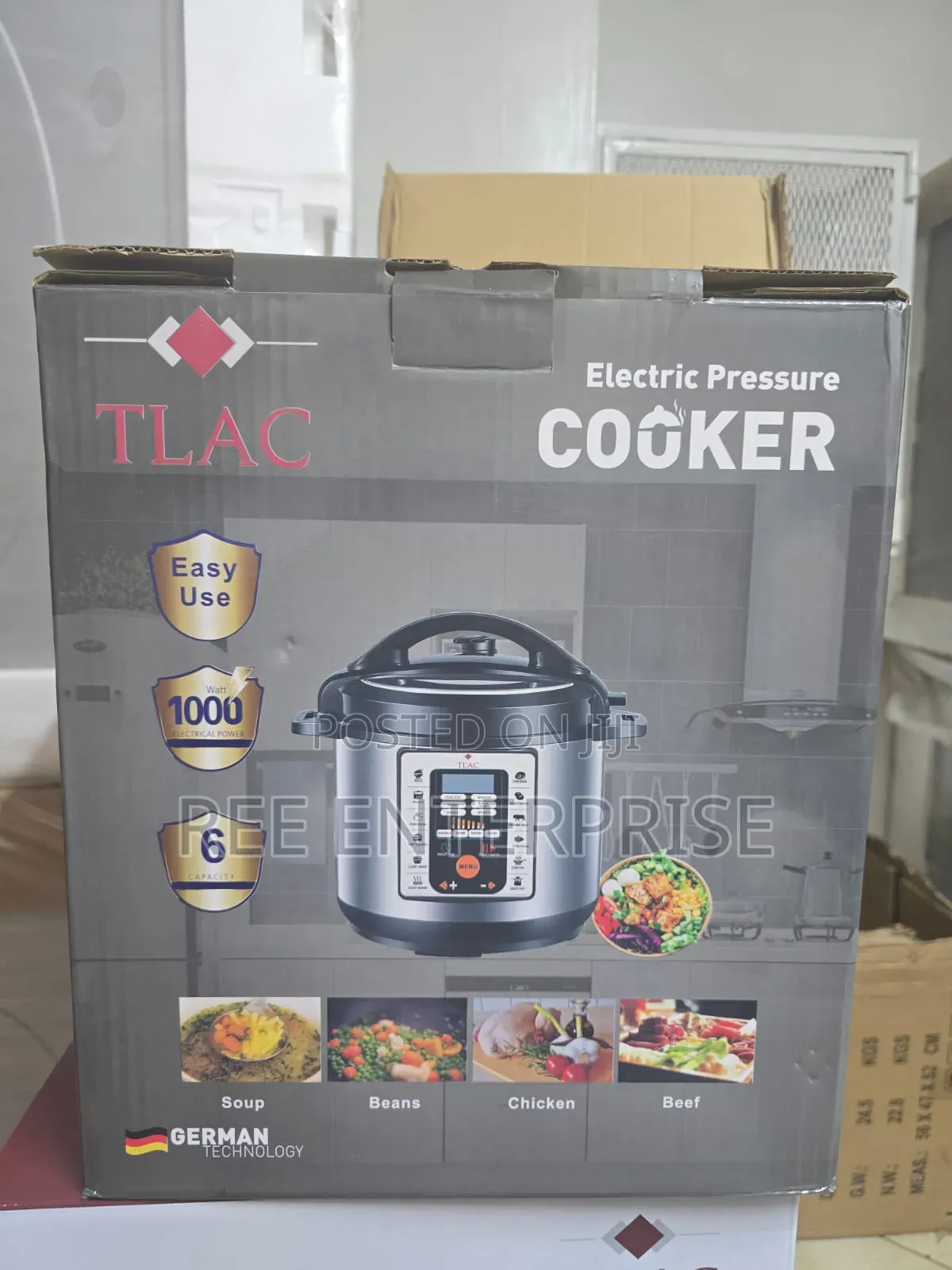 6 Litres Tlac Electric Pressure Cooker, 6ltr,