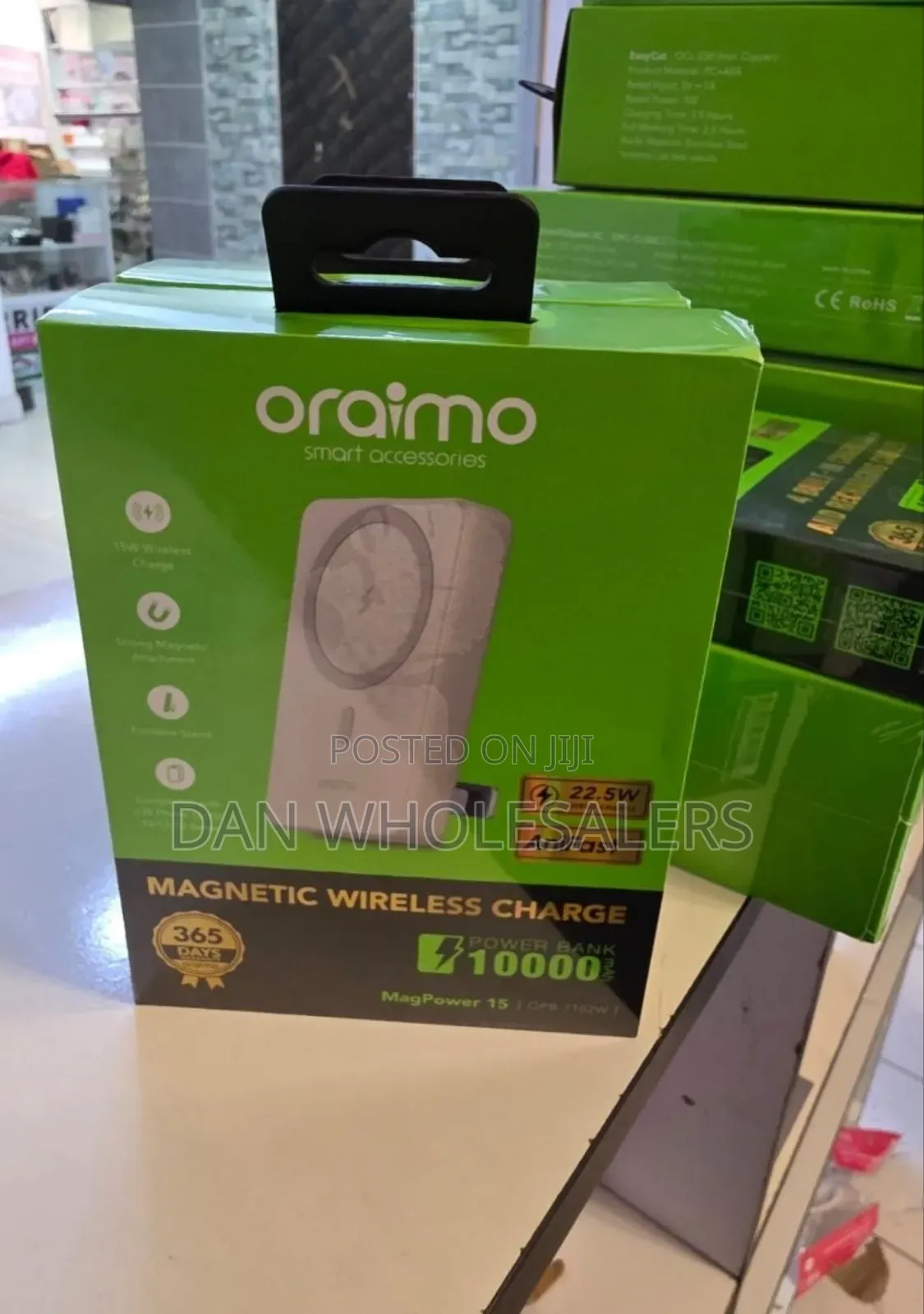 Oraimo Magpower 15 10000mah Wireless Power Bank