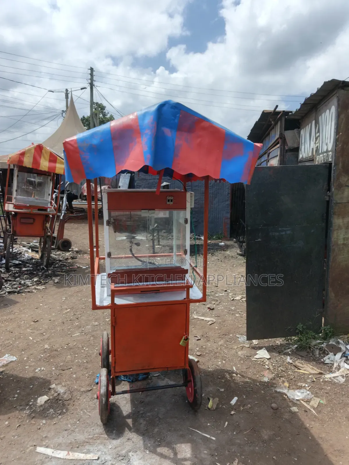 Heavy-Duty Gas Popcorn Machine