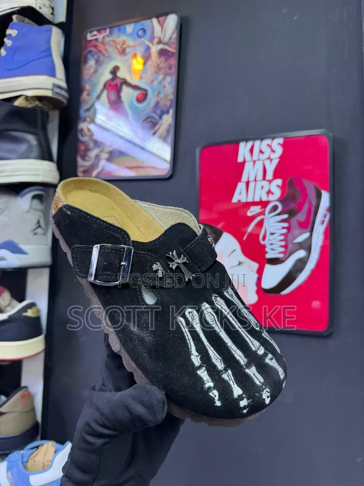 Skeleton Birkenstock Clogs