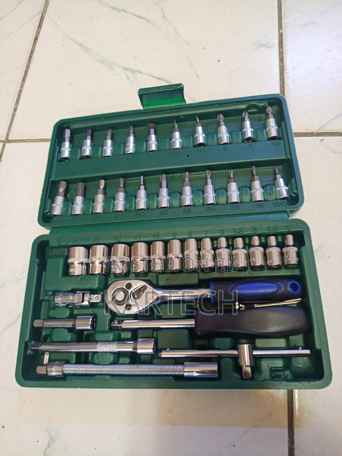 46 PCS Multi-Purpose Socket Wrench Bit Tool Set