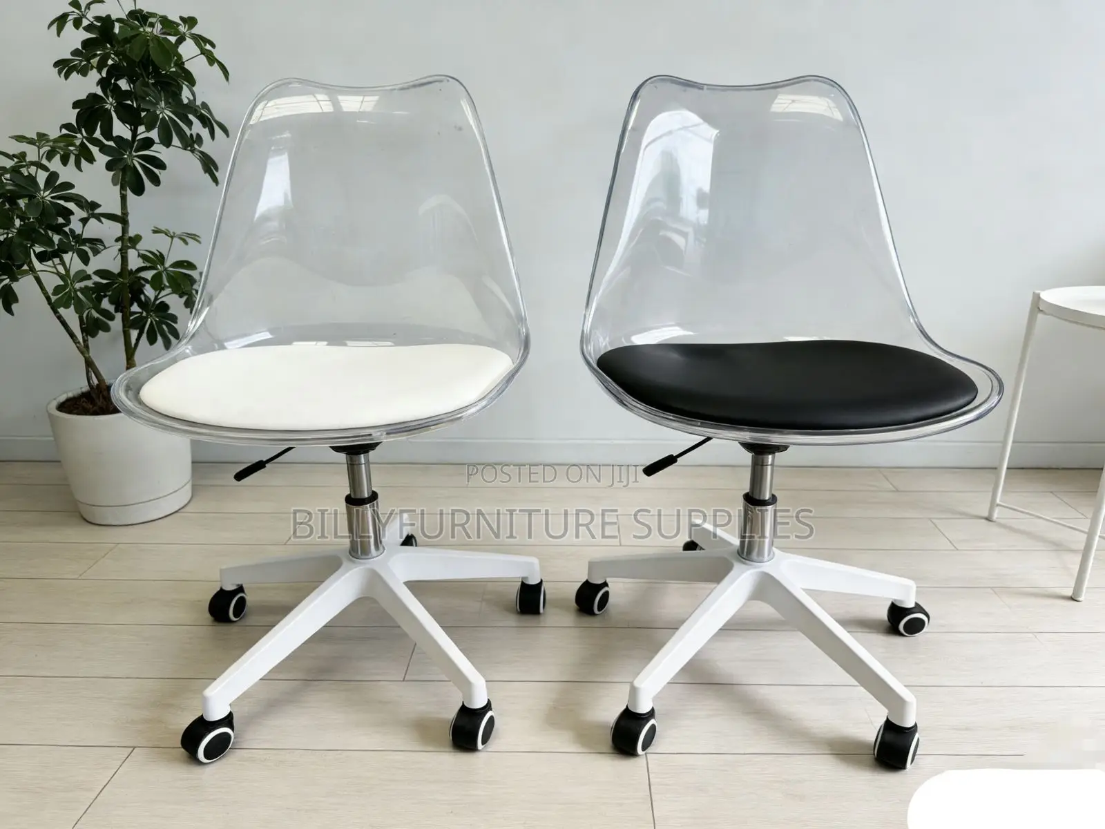 Clear Office Chair With Wheels Nairobi – Modern Minimalist Design
