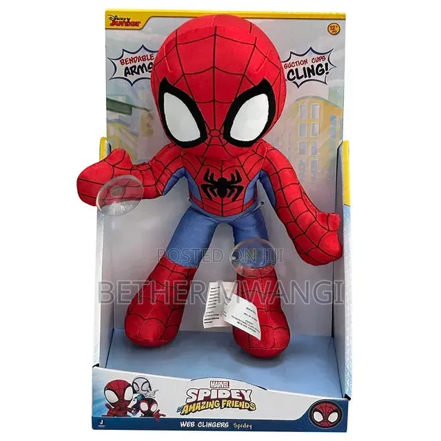 Spidey N Friends Little Plush Web Clingers 9 Inch