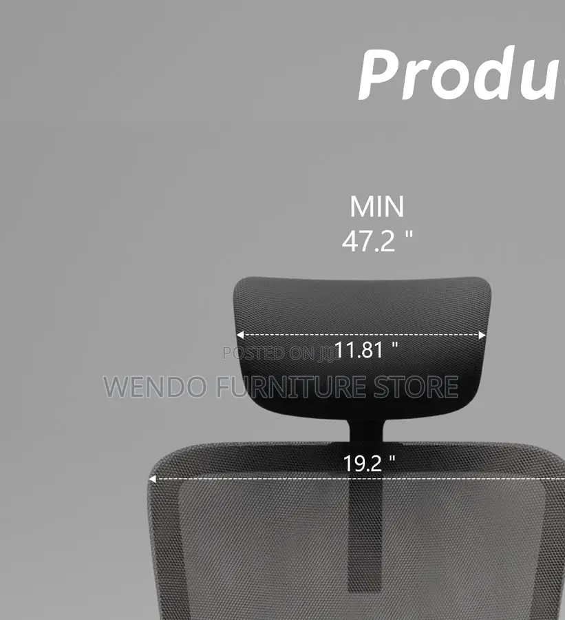 Office Chairs; Fabric Office Ergonomic Chair With High Back Support
