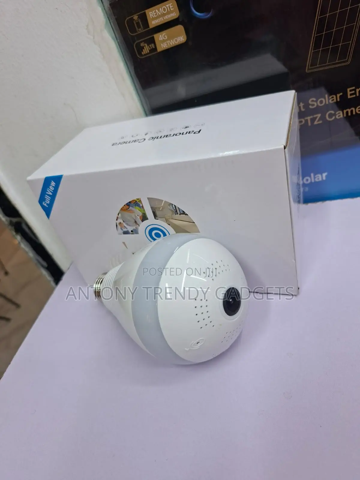 Panoramic Led Bulb Camera Remote Viewing Security Device