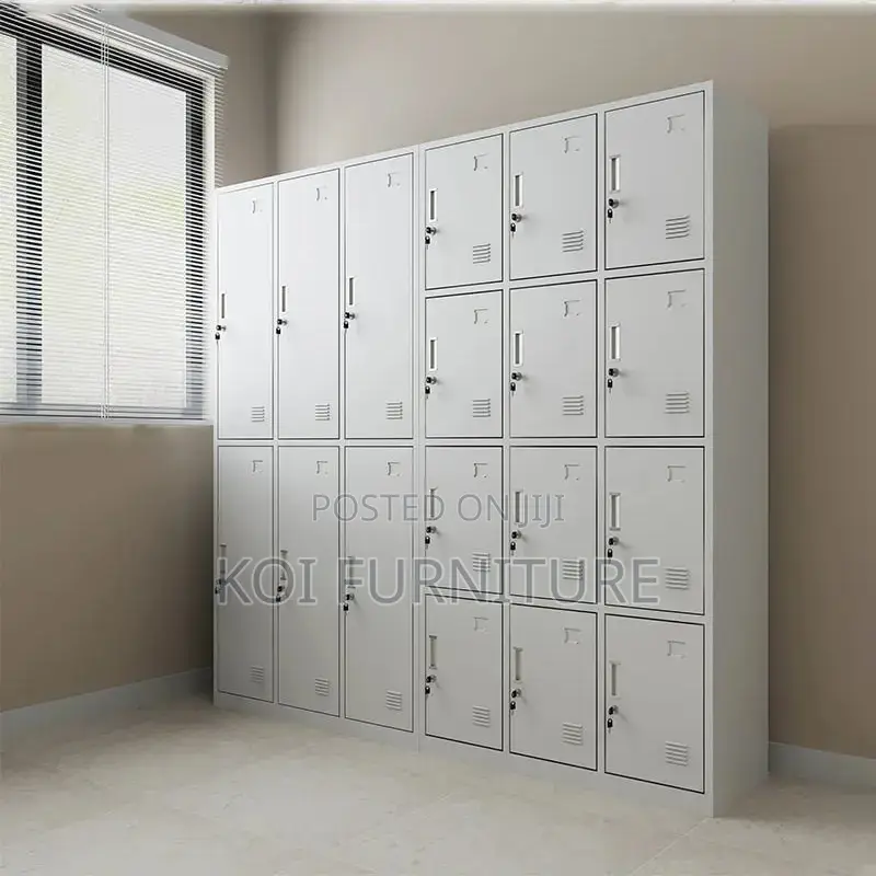 Office Cabinet : 6-Door Metallic Office Storage Locker Cabinet.