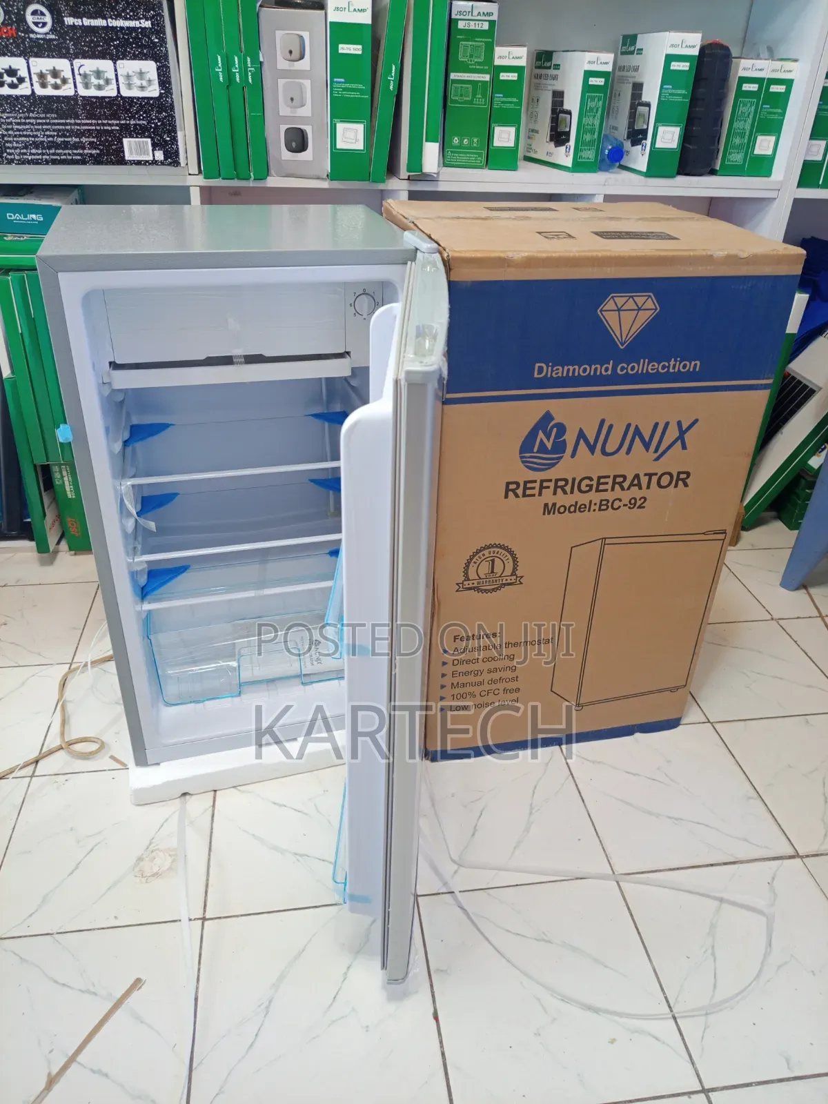 Nunix 92l 100% CFC Free Energy Saving Refrigerator (2-Star Rating)