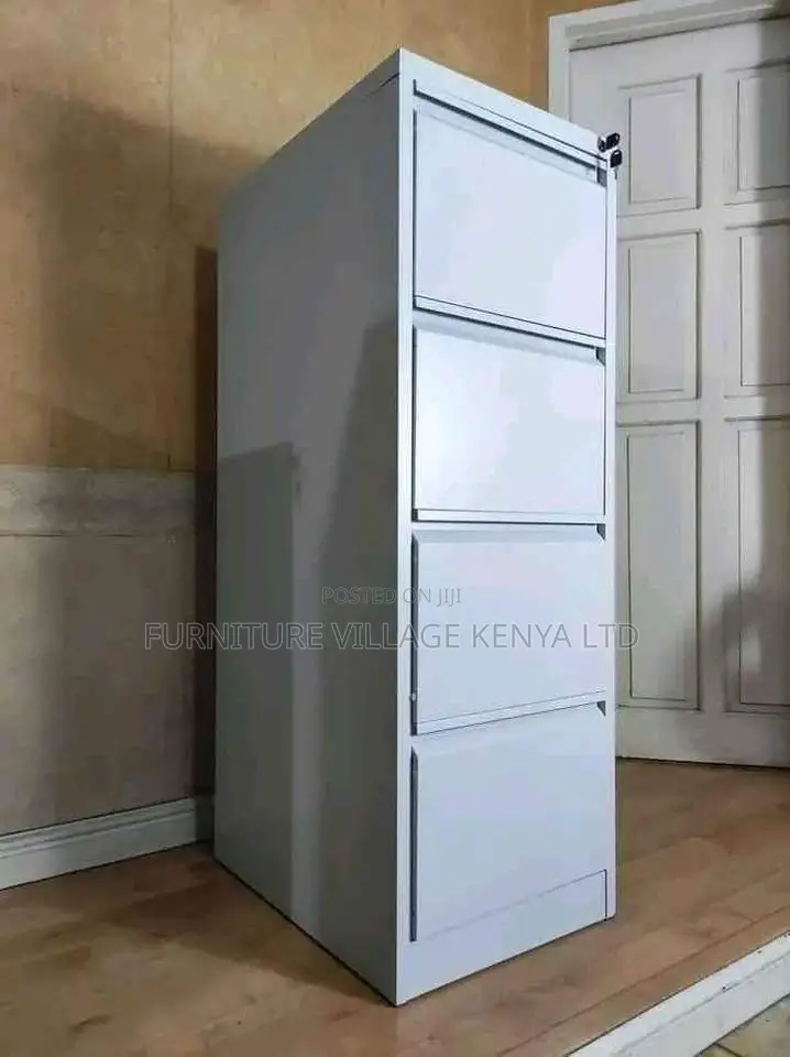 4-Drawer Steel Document Storage Cabinet With Lock Bar