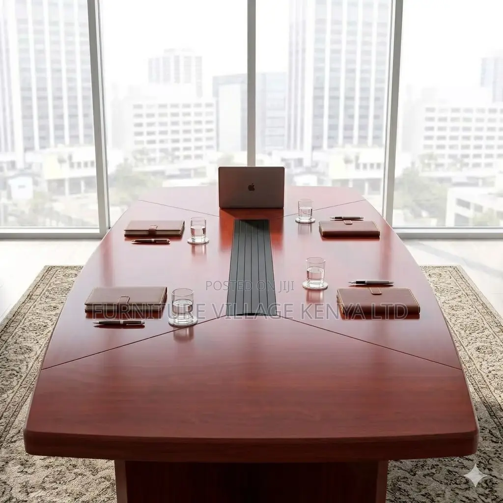 3000mm Mahogany Meeting Executive Table